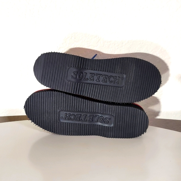 Sole Tech Multicolor Leather Sunset Design Lace Up Shoes - Picture 5 of 15